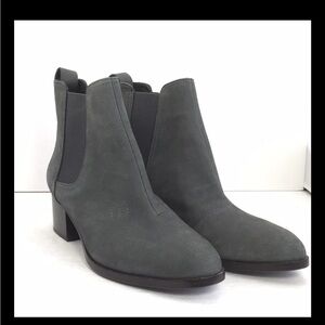 Rag & Bone Walker Chelsea Ankle Boots Block Heel  Grey Women EU 39/US 9